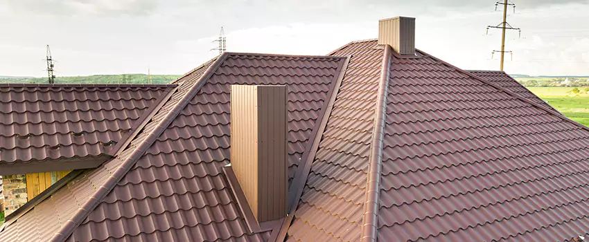 Residential Chimney Flashing Restoration in Norwood, MA