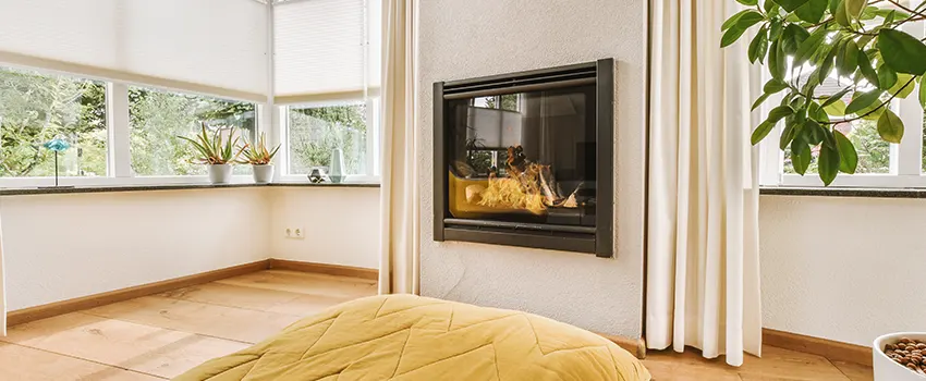 Residential Fireplace Ceramic Glass Installation in Norwood, MA