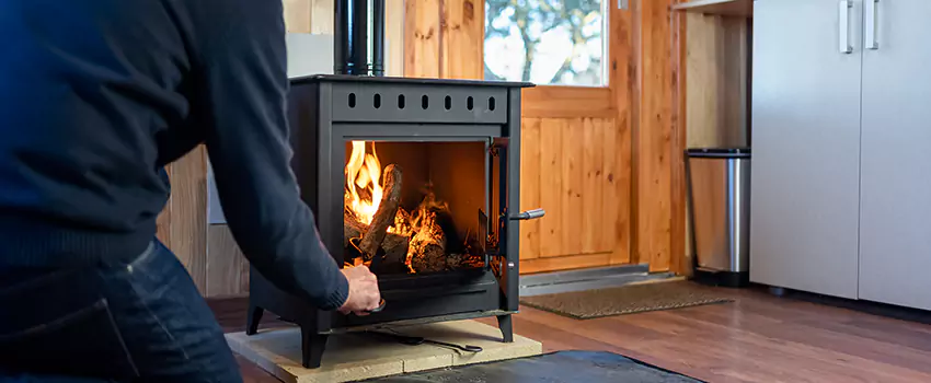 Open Hearth Wood Fireplace Installation in Norwood, MA