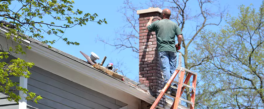 Vinyl and PVC Chimney Flashing Installation in Norwood, MA